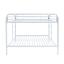 White Twin/Twin Bunk Bed Front