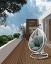 White Wicker Patio Swing Chair