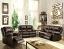 Brown Complete Motion Recliner Sofa Set