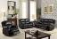 Black Complete Motion Recliner Sofa Set
