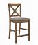 Weathered Oak Counter Height Chair Angle