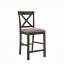 Weathered Gray Counter Height Chair Angle