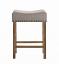 Weathered Oak Counter Height Stool Front