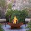 Black Reflective Fire Glass	