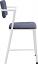 White Counter Height Chair Side