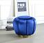 Sapphire Blue Ottoman