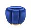 Sapphire Blue Ottoman
