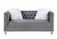 Gray Velvet Loveseat