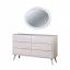 White Dresser with Mirror