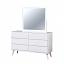 White Dresser with Mirror
