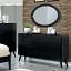 Black Dresser with Mirror