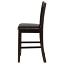 Black and Espresso Counter Stool