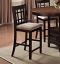 Tan and Espresso Counter Stool