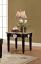 Marble Top/Black End Table