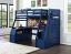 Navy Blue Twin Loft Bed