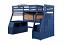 Navy Blue Twin Loft Bed