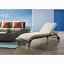 Curved Chaise Lounge Chair