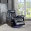 Blue & Black Motion Recliner