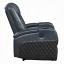 Blue & Black Motion Recliner