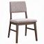 Dusty Mauve Corduroy Side Chair