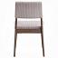 Dusty Mauve Corduroy Side Chair