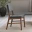 Gray Corduroy Side Chair