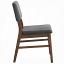 Gray Corduroy Side Chair