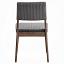 Gray Corduroy Side Chair