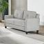 Taupe Chenille Loveseat