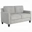 Taupe Chenille Loveseat