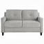 Taupe Chenille Loveseat