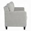 Taupe Chenille Loveseat