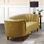 Olive Yellow Loveseat