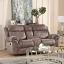 Two Tone Chocolate Loveseat