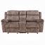 Two Tone Chocolate Loveseat