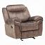 Two Tone Chocolate Recliner