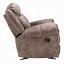 Two Tone Chocolate Recliner