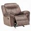 Two Tone Chocolate Recliner