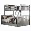 Gray Twin/Full Bunk Bed