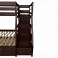 Espresso Twin/Full Bunk Bed /w Trundle and Storage Ladder