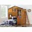 Rustic Oak Loft Bed