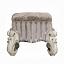 Bone White Vanity Stool