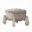 Bone White Vanity Stool