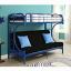 Blue Twin XL/Queen Bunk