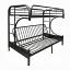 Black Twin XL/Queen Bunk