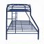 Blue Twin/Full Bunk Bed