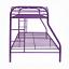 Purple Twin/Full Bunk Bed