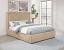 Light Saddle Platform Bed