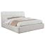 Cream Platform Bed