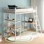 White Loft Bed